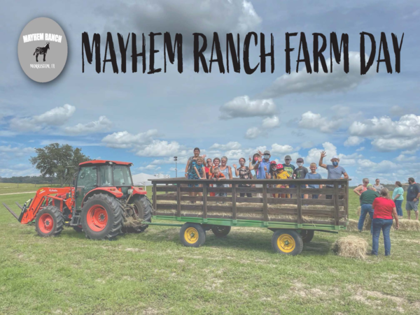 April 10th ticket | farm days cover 12000 | mayhem ranch